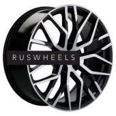 Диски Khomen Wheels 8,5x20/5x114,3 ET30 D60,1 KHW2005 (RX) Black-FP