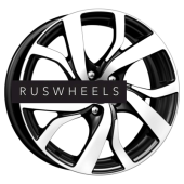 Диски КИК 6,5x16/5x105 ET38 D56,6 Палермо-оригинал (КС607) Алмаз черный